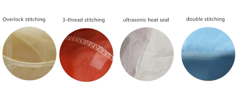 PP Non-Woven Fabric Breathable Isolation Clothing Work Clothes Visiting Clothing