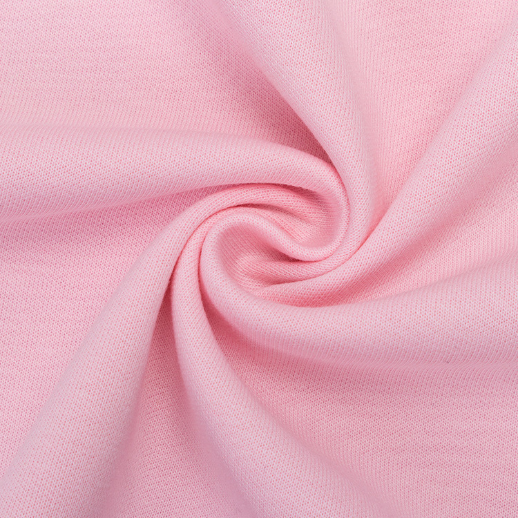 Knit Fabric Single Jersey 100% Cotton Printing Combed Cotton Single Plain Jersey Terry Fabric