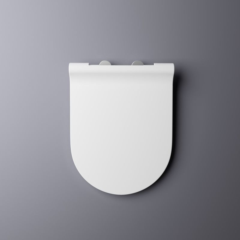 Europe Standard Duroplast Slow-Close Toilet Cover with One Button Quick Release