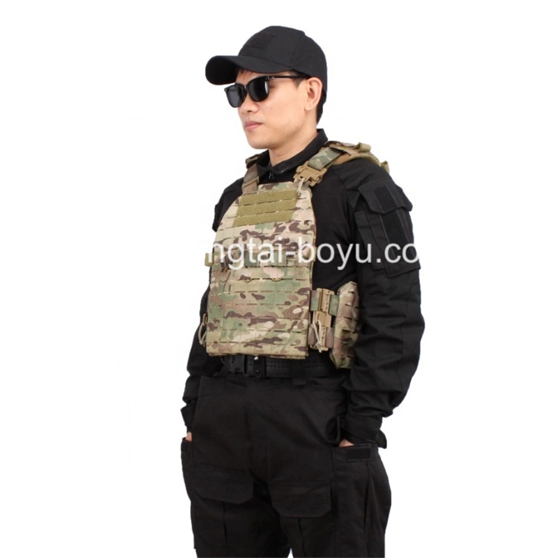 Molle Assault Police Swat Army Military Combat Training Gilet Bulletproof Plate Carrier Tactical Vest with Water Bag