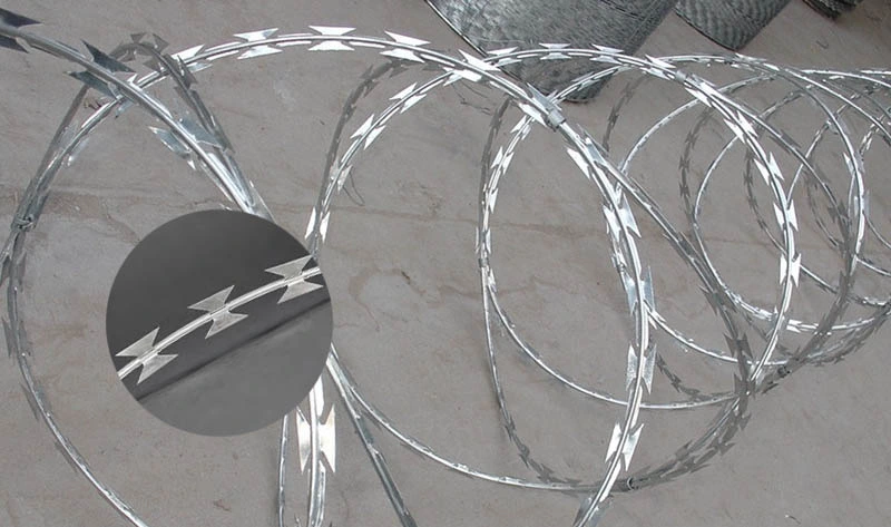 Razor Barbed Wire for Boundary Protection Military Security Fence