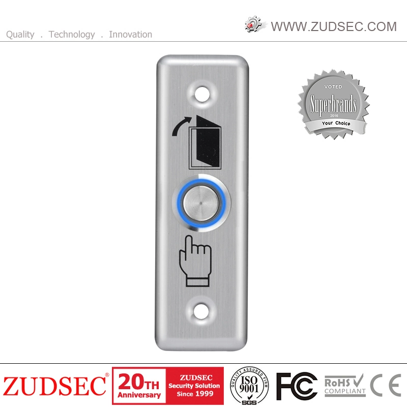Zinc Alloy Door Release/Exit Button with Back, Push Button, Power Switches