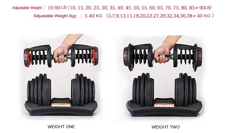 Dumbbell Strength Training Muscle Training Higher Quality Adjustable Dumbbell Weights Fitness Equipment