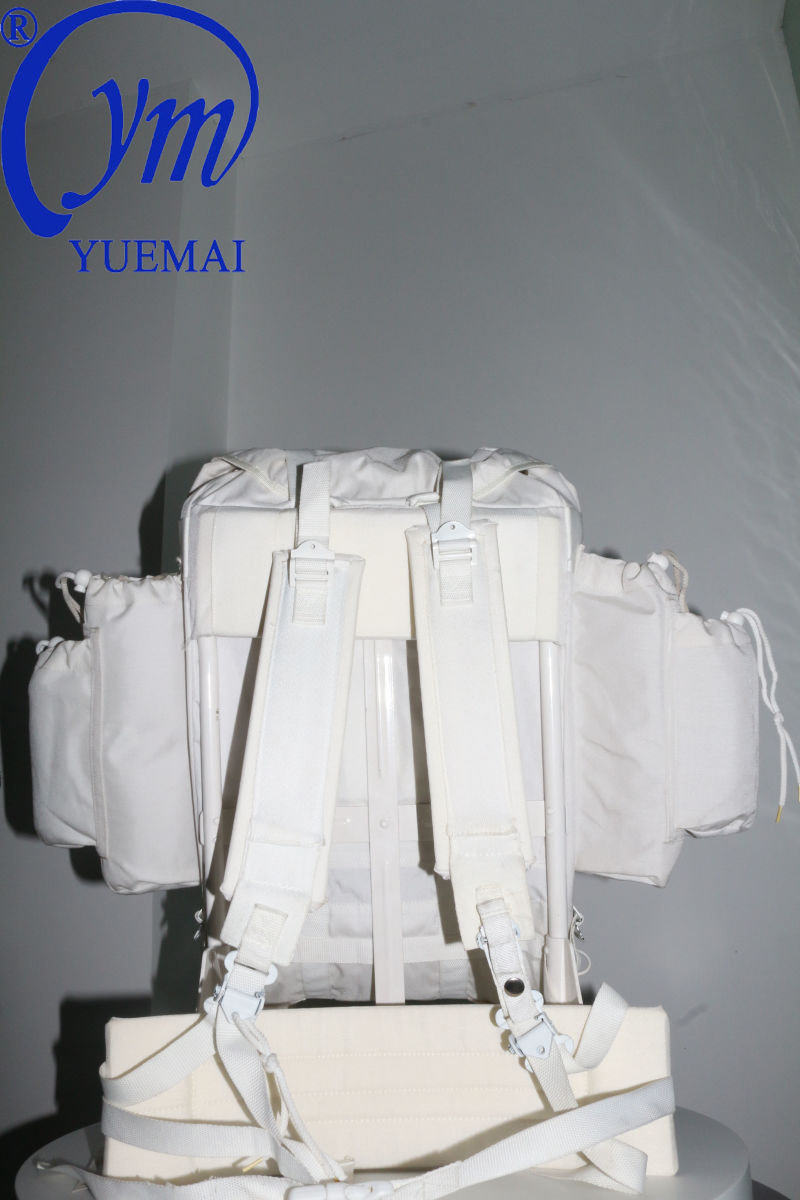 White Color Military and Army Backpack with Frame