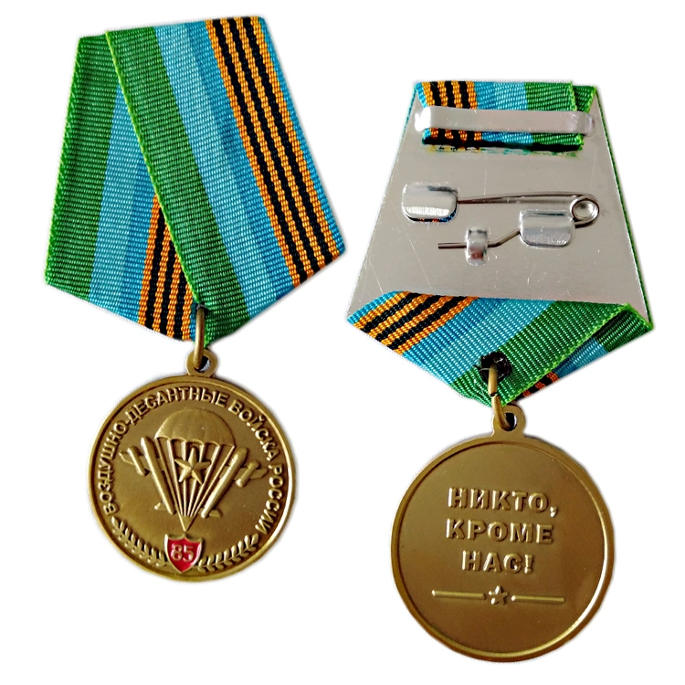 Custom Antique Bronze Metal Military Medal for Event Zinc Alloy Military Medal Badges Gold Military Medal