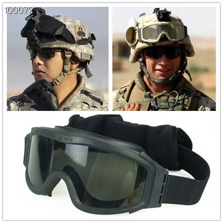 Tactical Metal Mesh Military Safety Goggles