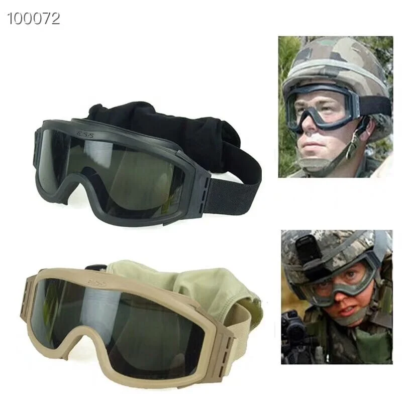 Tactical Metal Mesh Military Safety Goggles