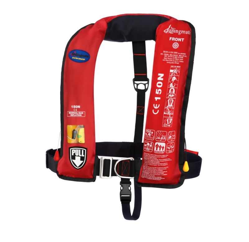 Solas Marine Safety Life Vest Inflatable Life Jacket Lifejacket for Adult
