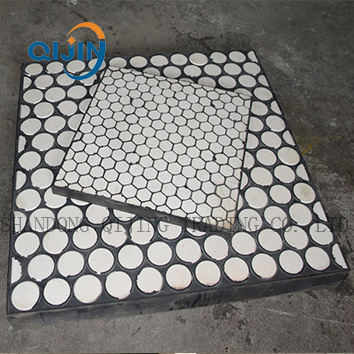 Ceramic Liners Plate Ceramic Rubber Wear Plate