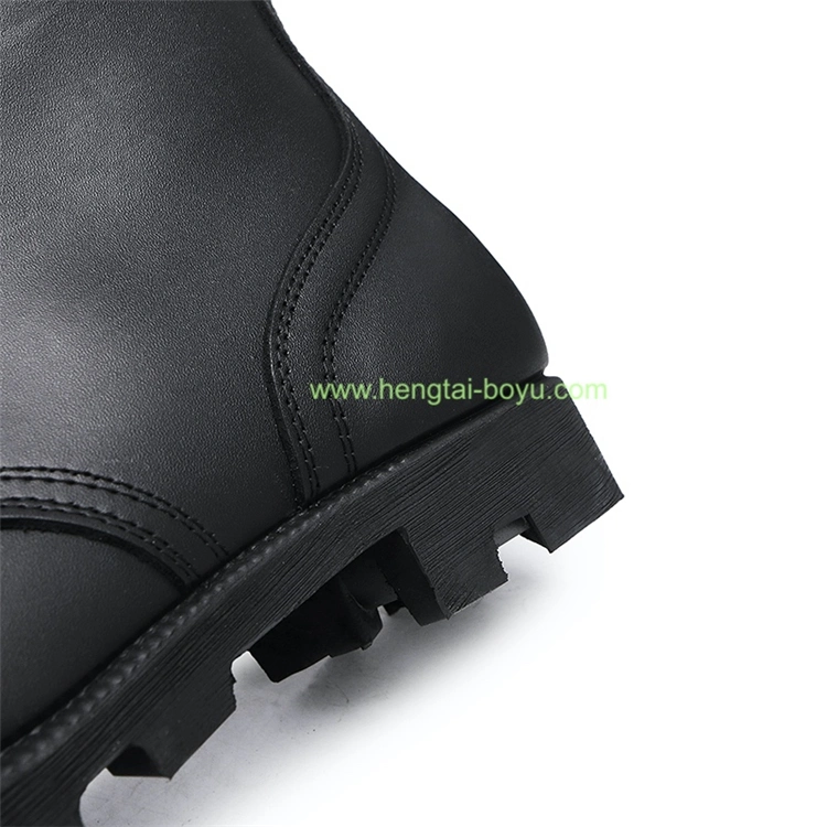 High Ankle Black Jungle Genuine Leather Army Boot Military Black Color Combat Army Military Boots