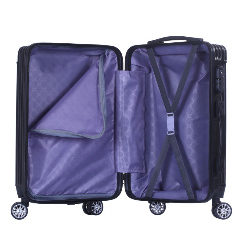 Black Lock Luggage Leisure Outdoor Waterproof Suitcase Convenient Light Weight Trolleycase