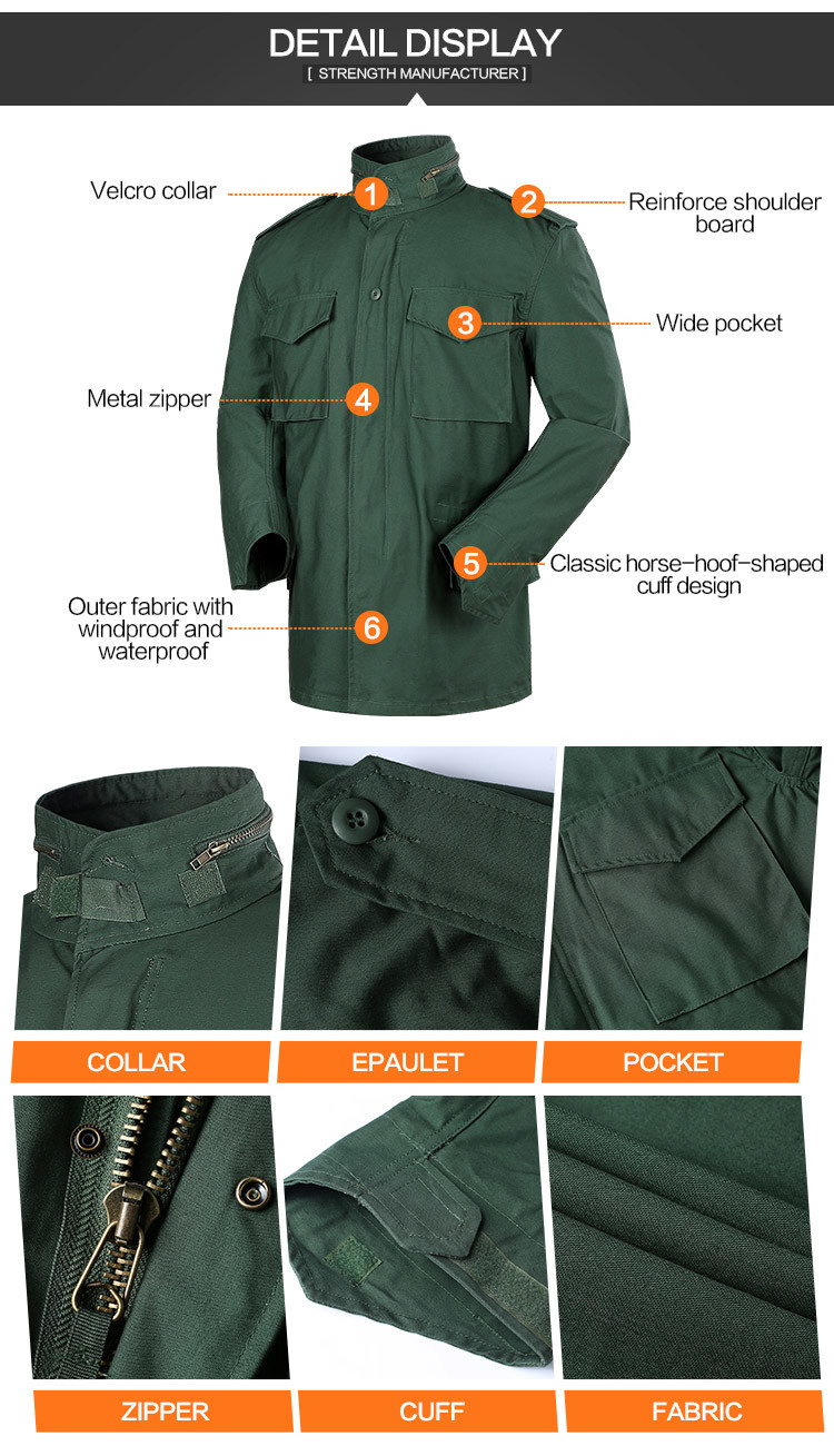 FM038 Military M65 Jacket Clothing for Army