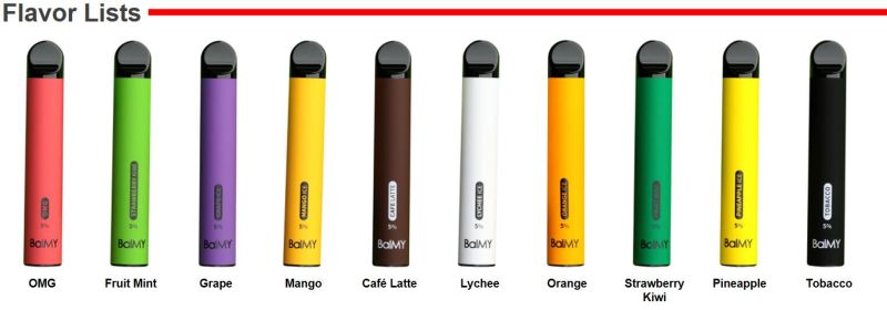 Balmy Disposable Electronic Cigarette OEM Customization