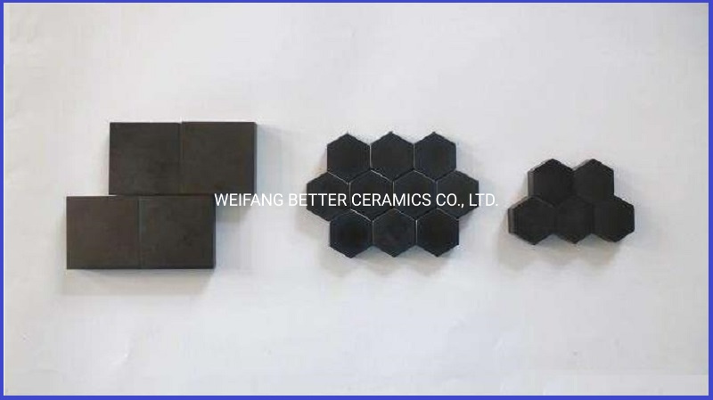 High Silicon Carbide Bulletproof Plate SiC Armor Ceramic