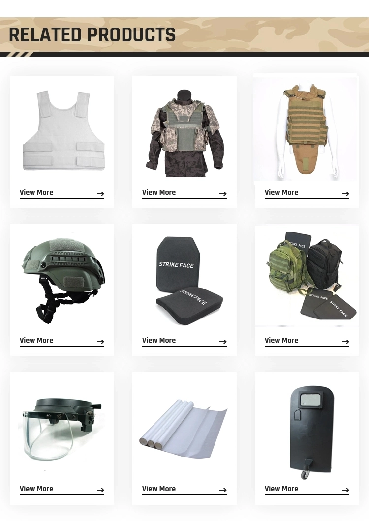 Lightweight Camouflage Aramid Concealable Bullet Proof Vest
