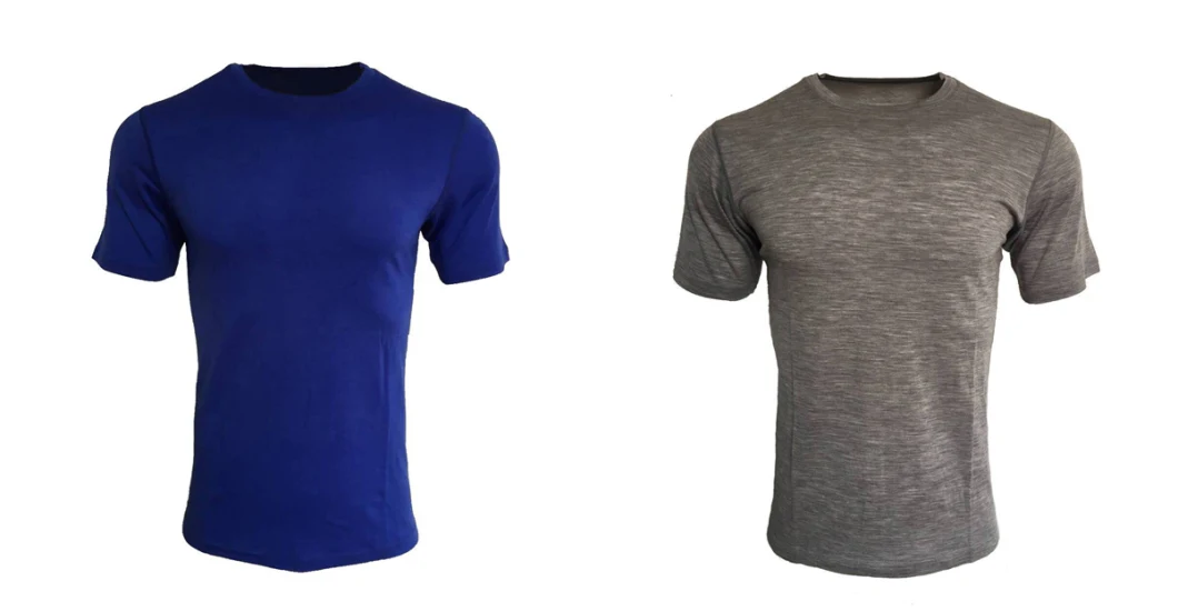 Merino Shirt Australian Lightweight Merino Wool Basic Men's Short Sleeve Sport T Shirt