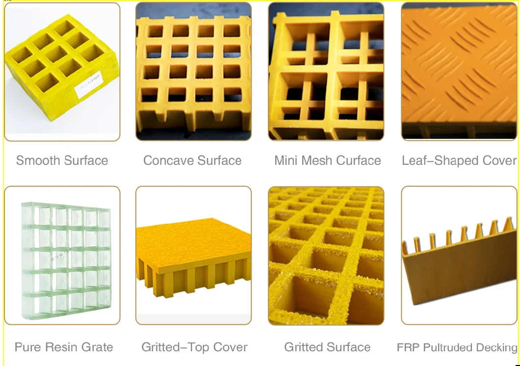 FRP Moulded Grating/FRP Composite Sheet for Water & Sewage Treatment