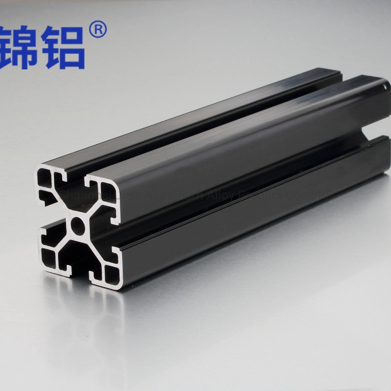 8mm Slot Aluminum Profile 4040eb High Strength Light Weight Black