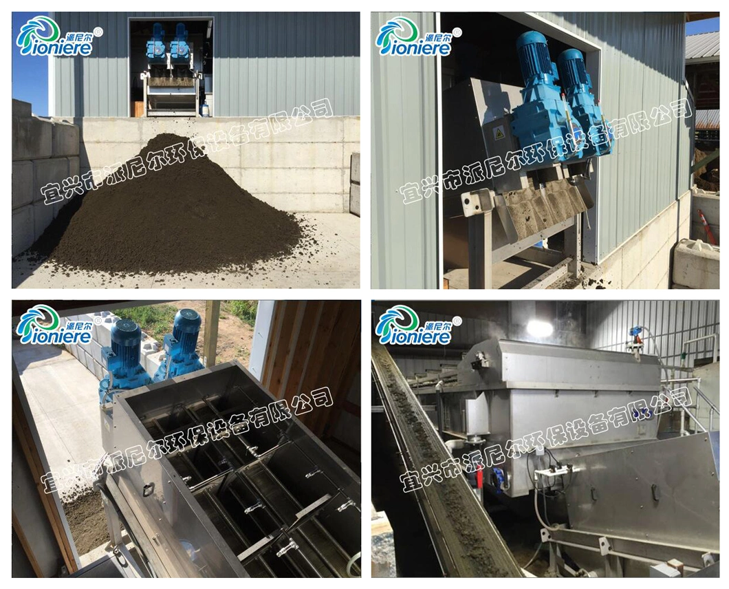 Sludge Dewatering Machine with Technical Support for Dairy Farm