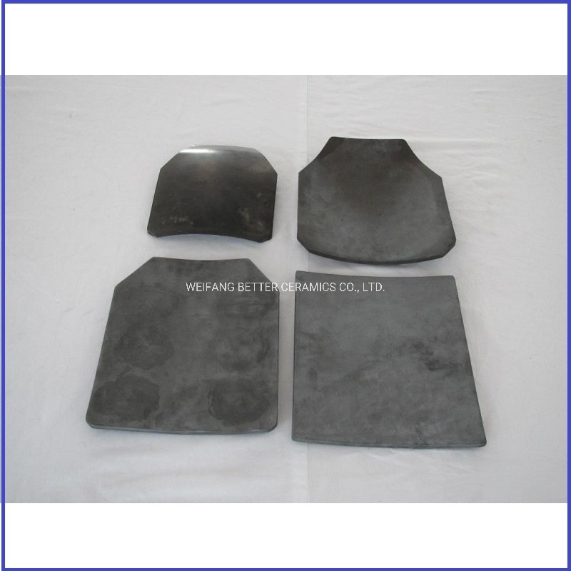 High Silicon Carbide Bulletproof Plate SiC Armor Ceramic