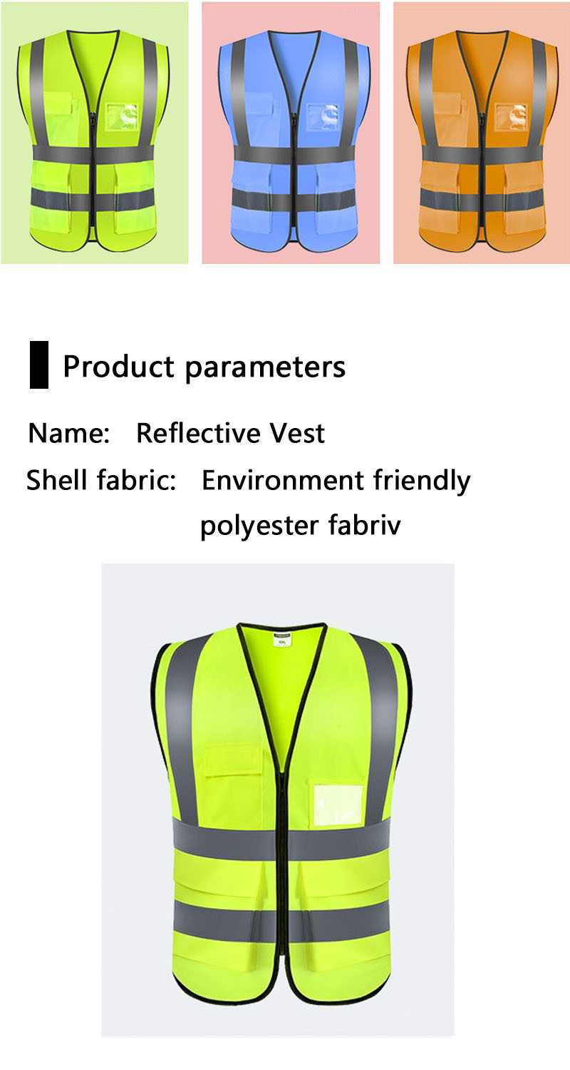 Reflective Safety Warning Vest/Waistcoat Workwear Reflective Vest