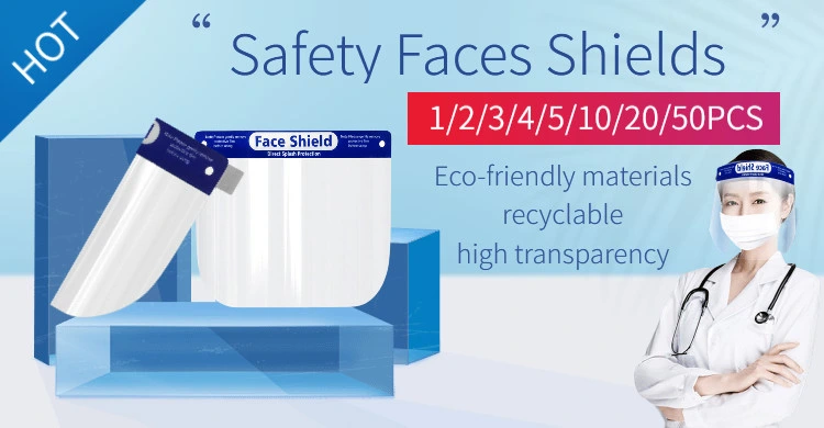 Adjustable Transparent Face Shield Splash-Proof Ultra-Light Full Face Face Mask Anti-Fog Face Shield