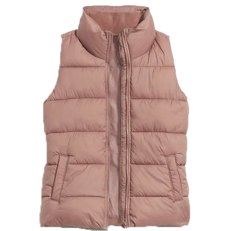 Womens Jacket Autumn Winter Packable Short Downlike Lightweight Puffer Vest