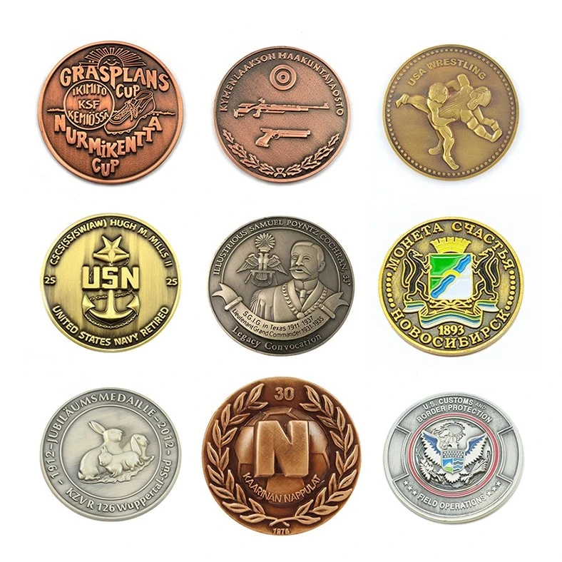 Military Security Challenge Cheap Metal Coins