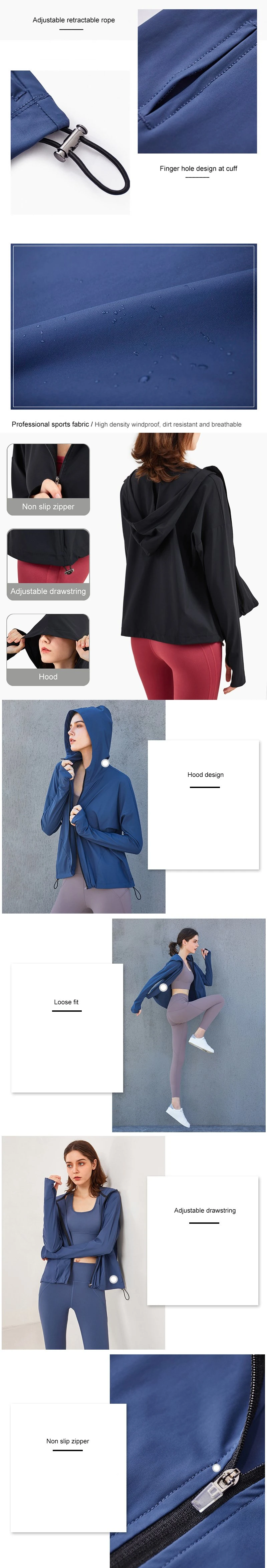 Cost Effective Light and Loose Casual Hooded Sports Yoga Suit