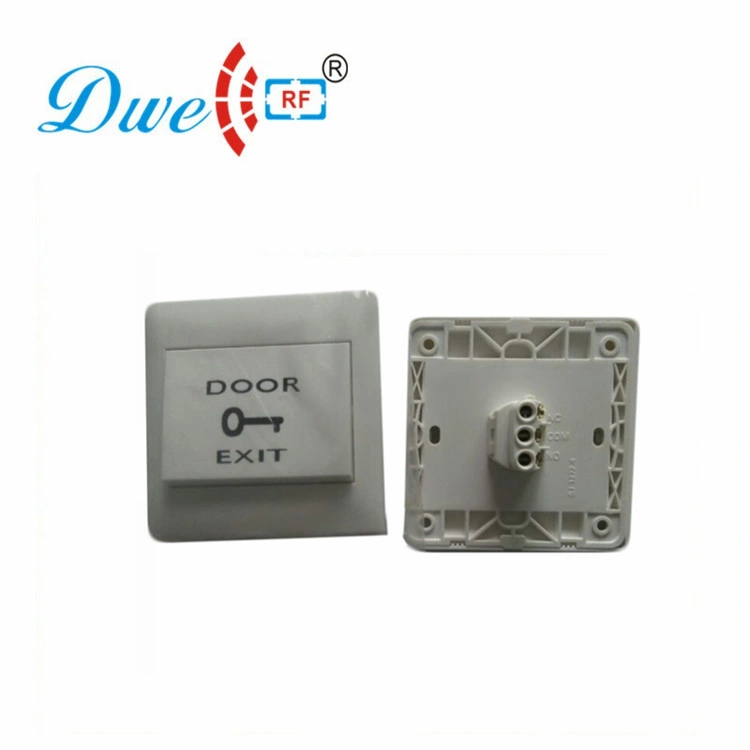Access Control Accessories Fireproof Exit Button No/Nc/COM Door Push Button Door Switch Release