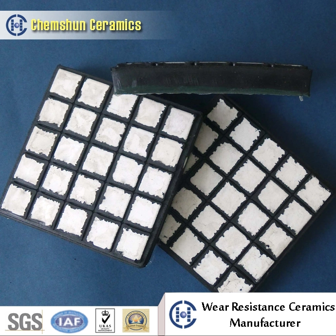Vulcanized Ceramic Rubber Steel Composite Sheet as Chute Lining