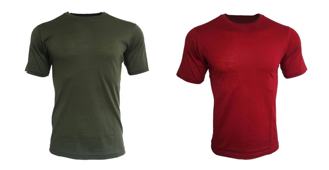 Merino Shirt Australian Lightweight Merino Wool Basic Men's Short Sleeve Sport T Shirt