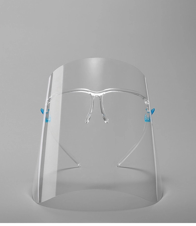 Protective Plastic Glasses Type Anti-Fog Face Shield / Kitchen Oil-Proof Splash Face Shield in Stock