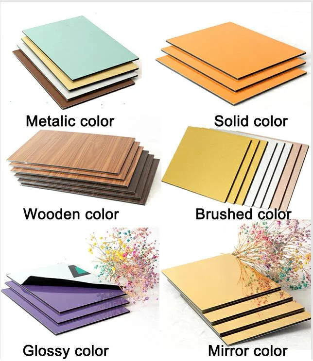 Colorful Building Decoration Materials Aluminum Composite Sheet for Wall Panel