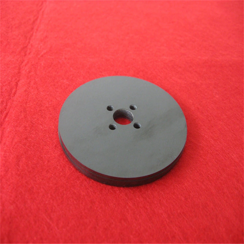 High Hardness Black Zirconia Ceramic Round Plate