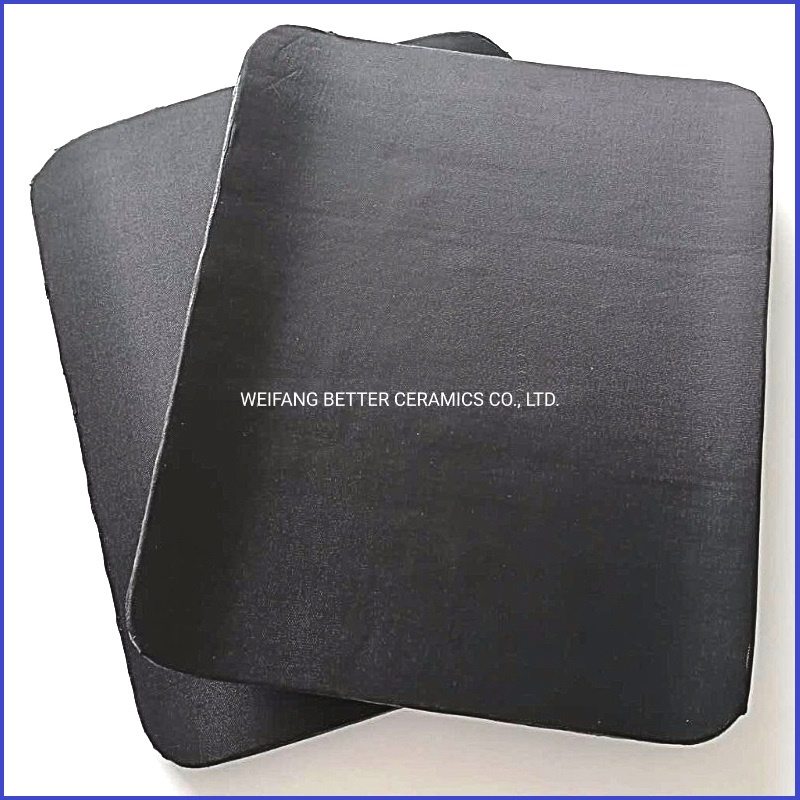 Pressureless Sintered armor bulletproof silicon carbide SiC plate for body armor