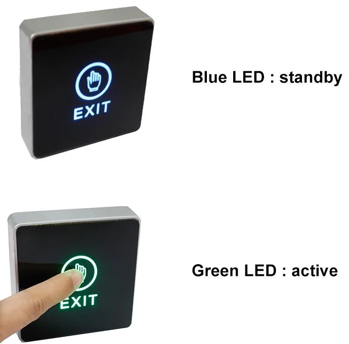 Access Control System Touch Exit Button Door Release Push Button