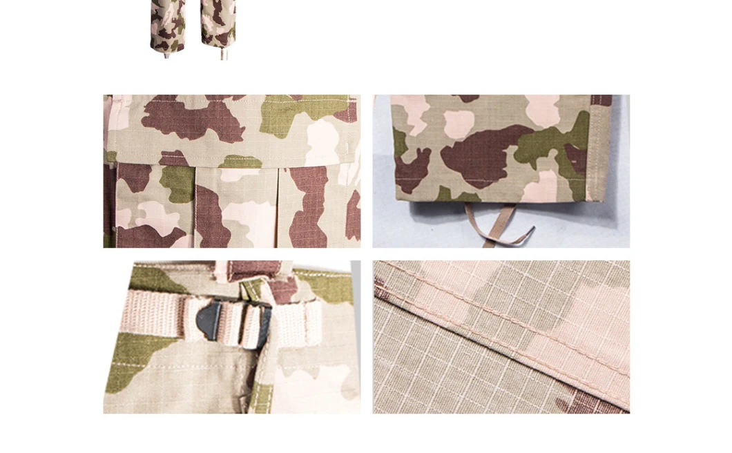 Multilateral Desert Color of Camouflage and Army Military Uniform, Army Military Clothing