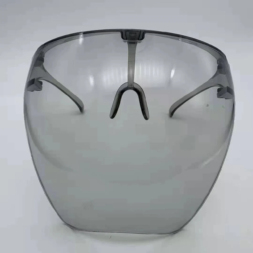 PC Transparent Protective Face Shield Splash-Proof Face Shield Wholesale Adjustable Clear Size Face Shield