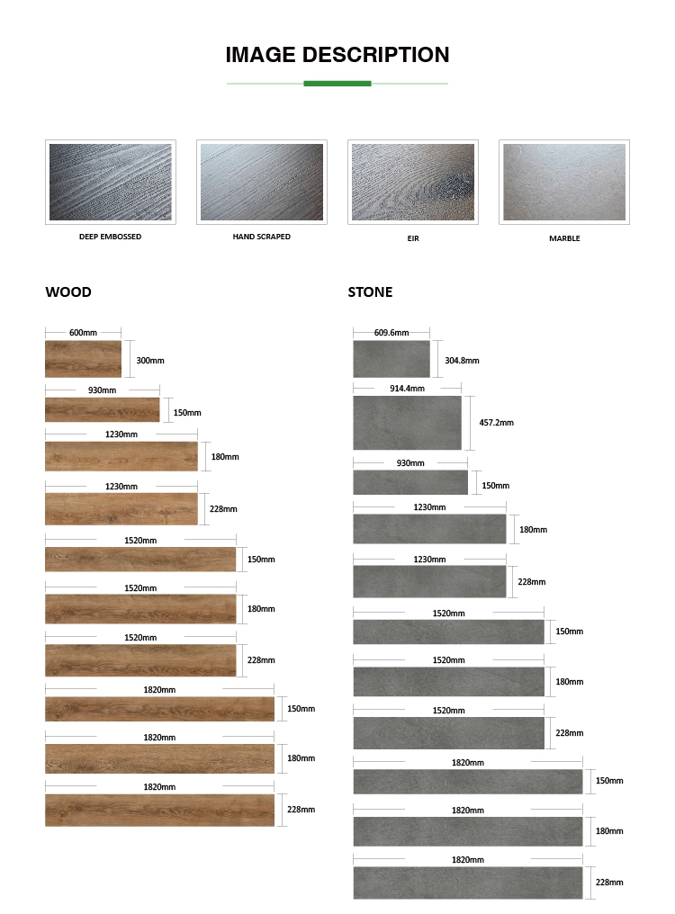 in Stock Hot Sale Vinyl Floor Click Spc Flooring Waterproof Vinyl Flooring with Quality Assurance