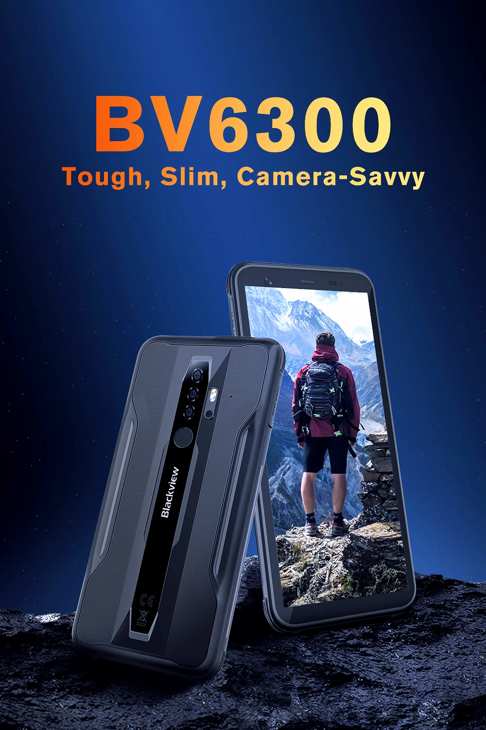 Blackview New Product BV6300 Is a Super Cost-Effective Three-Proof Mobile Phone Front 8 Million
