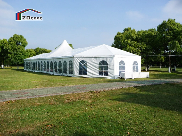 Durable PVC Fabric Party Marquee Tent Outdoor 300 People Waterproof Banquet Tent Events