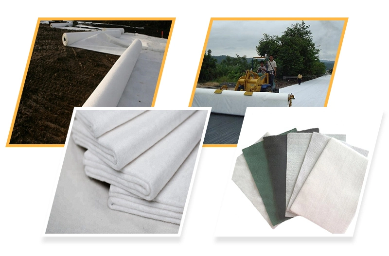 High Strength Non Woven Long Fiber Fabric Geotextile with High Strength