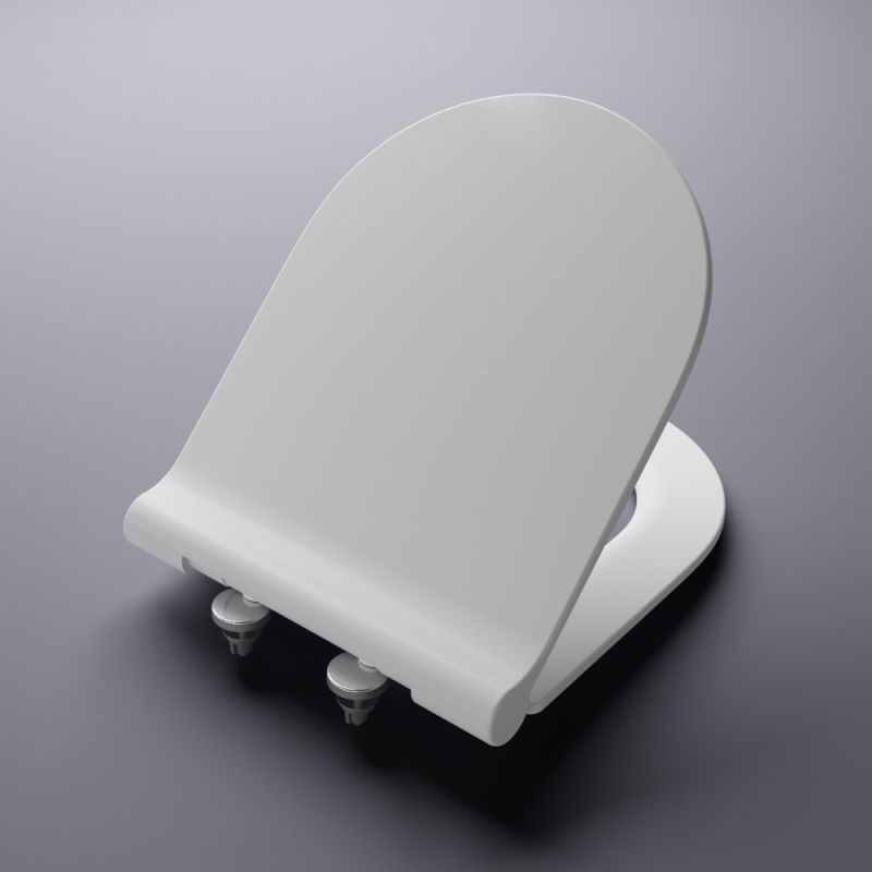 Europe Standard Duroplast Slow-Close Toilet Cover with One Button Quick Release