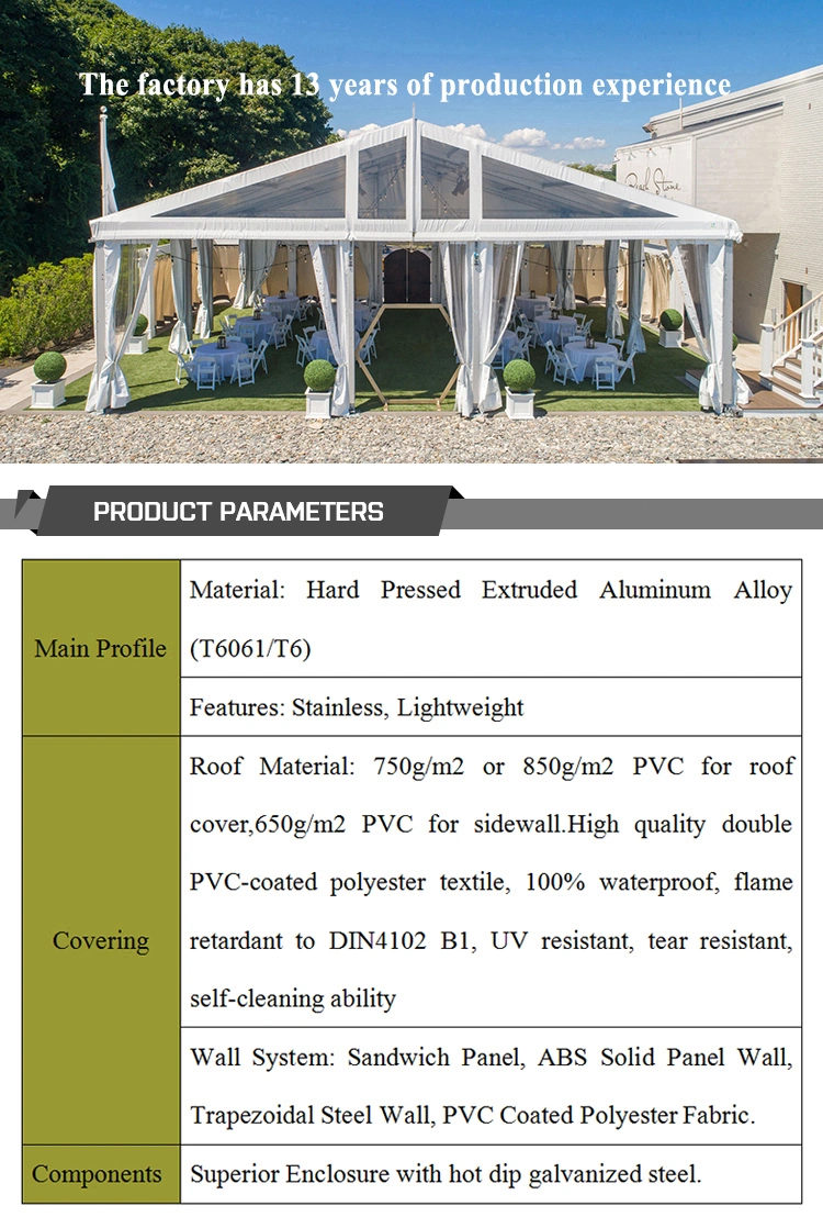 PVC Coated Tent Fabric Coated Marquee Tent Cover Fabric