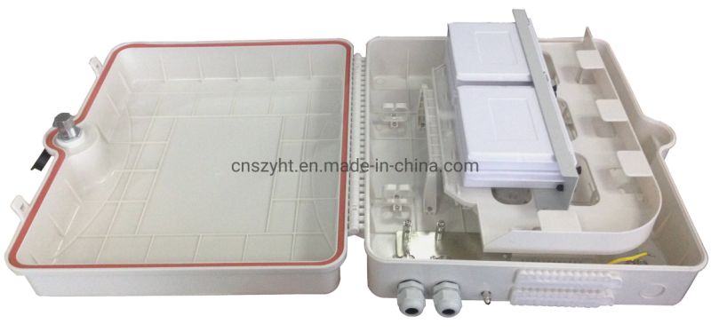 IP65 48 Core Plastic FTTH Fiber Optical Fibre Terminal Box