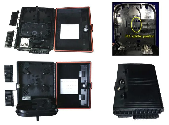 16 Port Optical Junction Terminal Box Wall Mount 16 Core Fiber Optic FTTH Termination Box