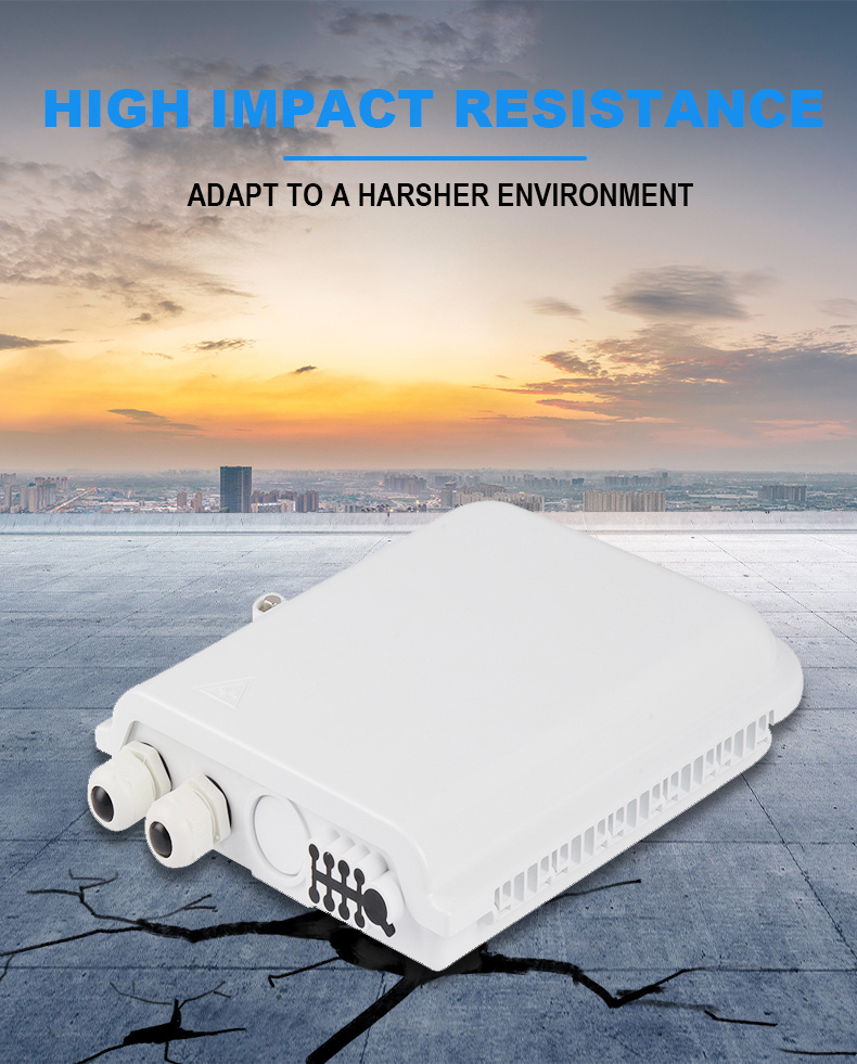 Water Proof Fire Proof Pole-Holding 8 Cores FTTH Outdoor Terminal Box Fiber Terminal Box
