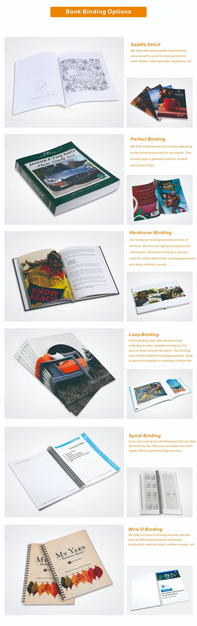 High-End Custom Hardcover Book Printing Made in China
