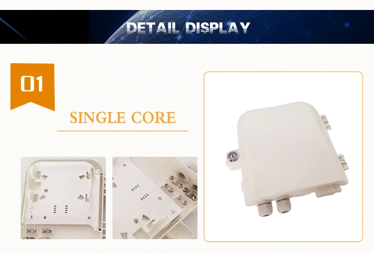 24 Core FTTH Box IP65 Fiber Optic Termination Box Fiber Optic Splice Distribution Box